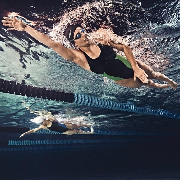 Speedo Womens One Piece Swimsuit Endurance+ Super Pro Team Black Green Sz 22 XXS - Picture 3 of 16